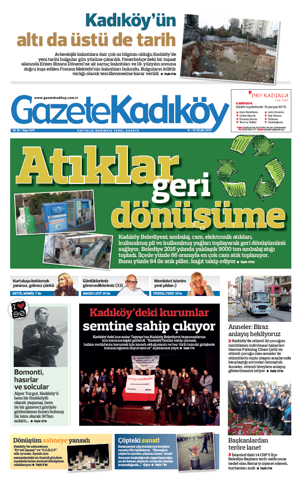 GAZETE KADIKÖY SAYI:870